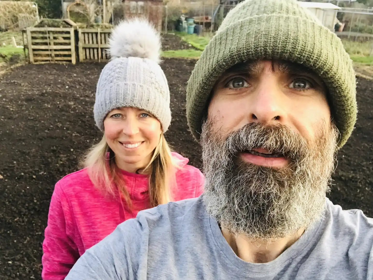 Digging over an allotment