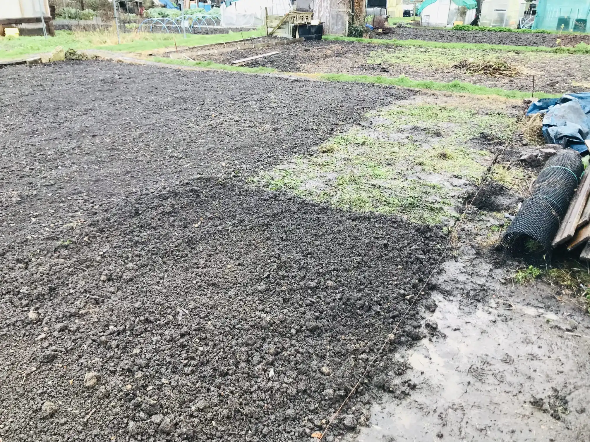 Digging over an allotment