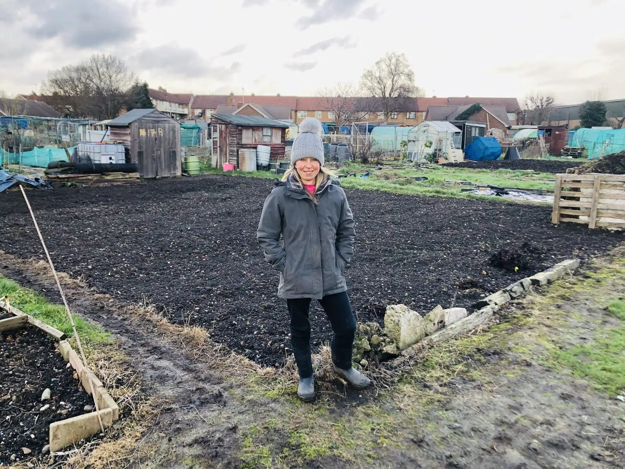 Digging over an allotment