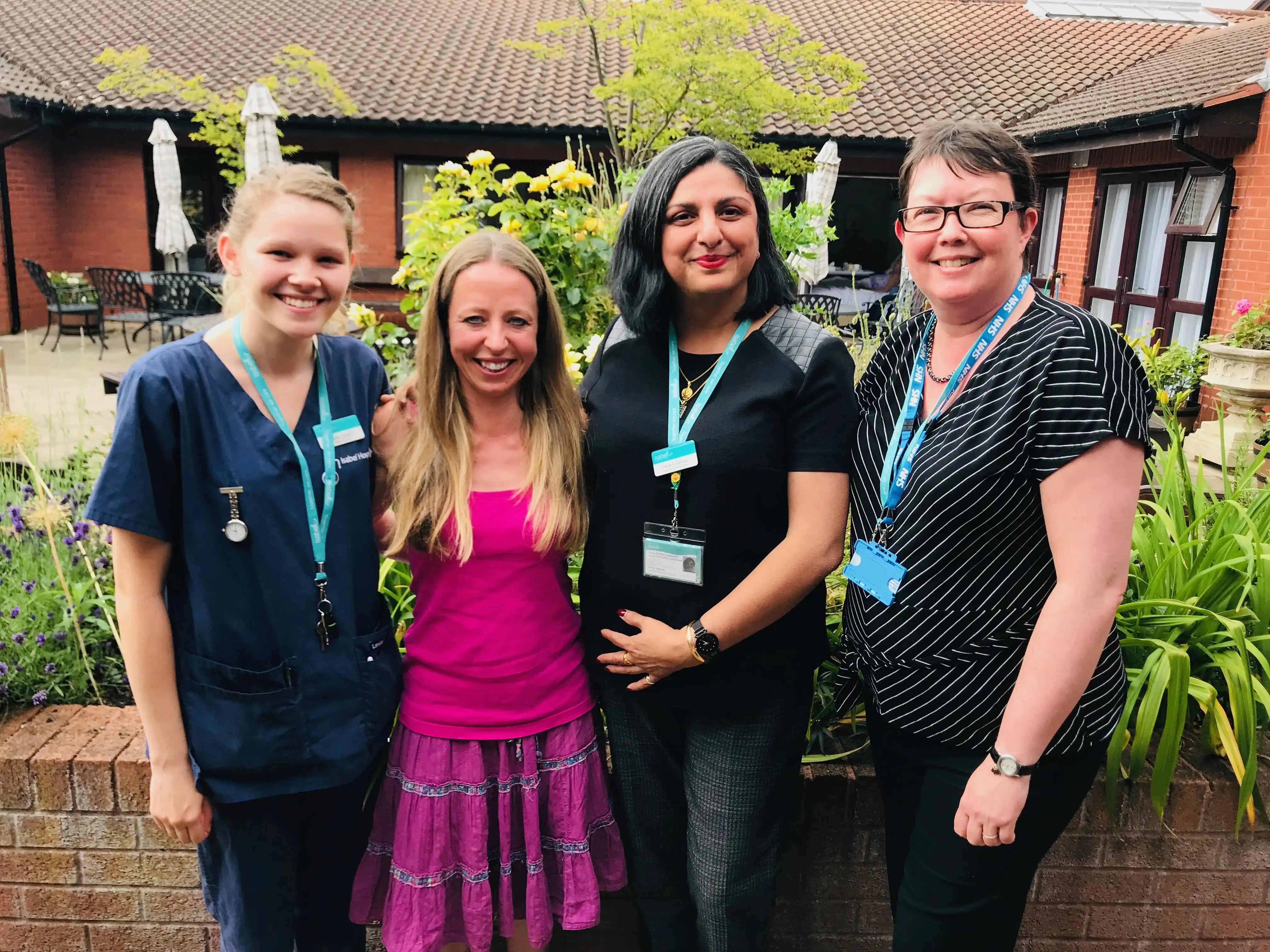 Carla (who cared for Vicky’s mum last year), Vicky, Linda & Angie.