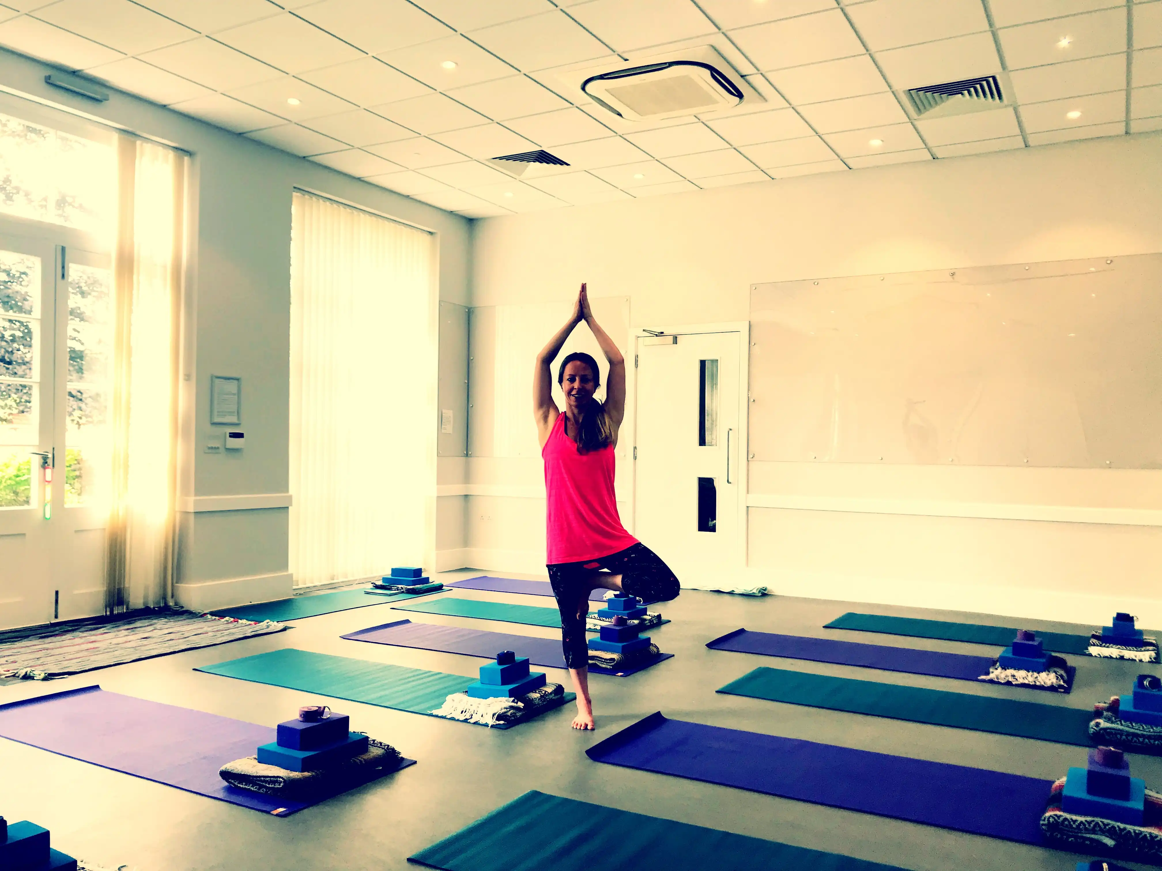 Yoga class at Cedars Park