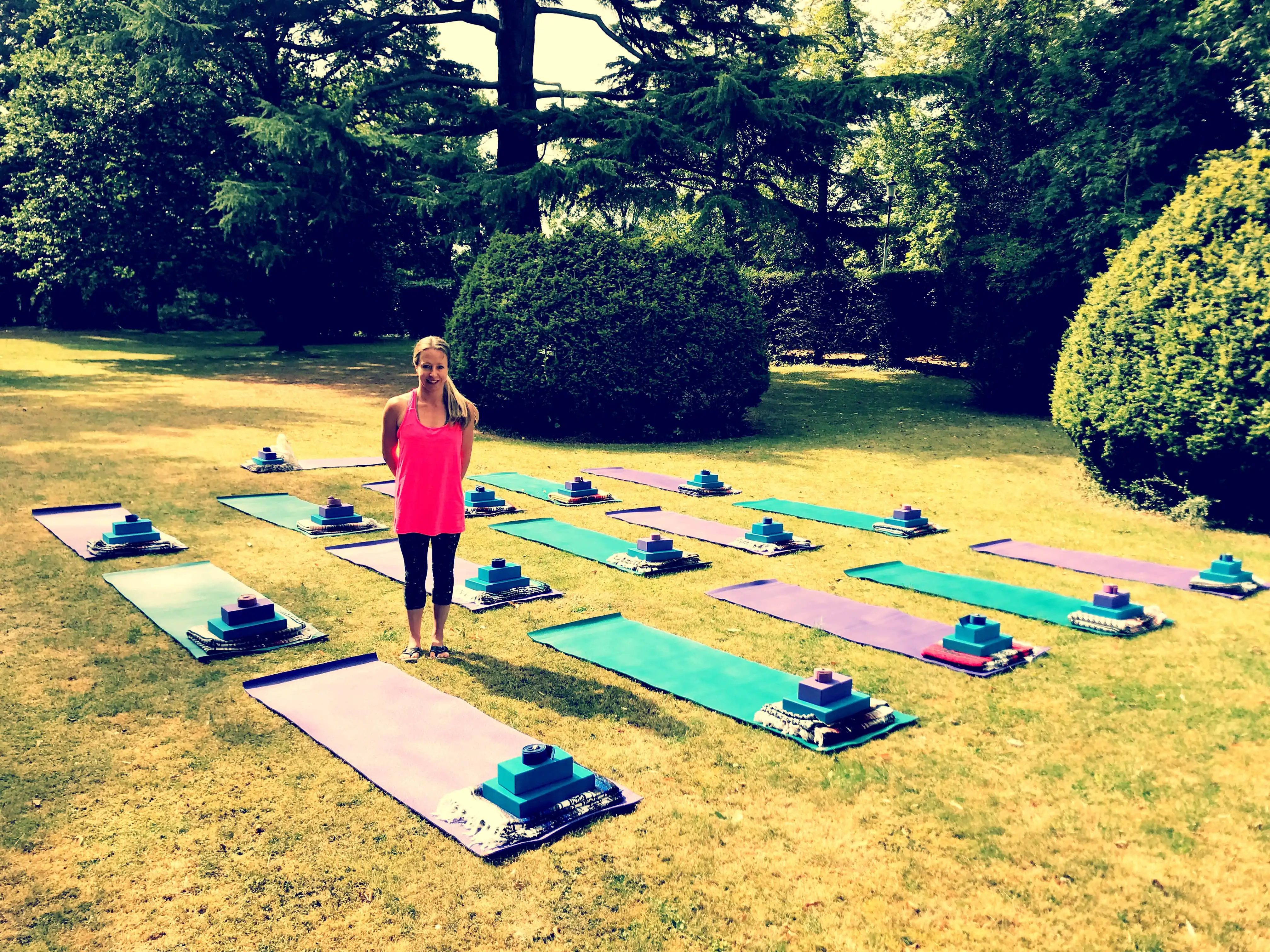 Outdoor yoga in Goffs Oak