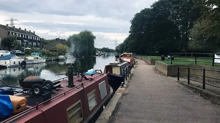 The River Lea at Stanstead Abbotts