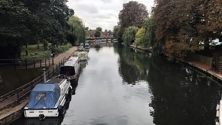 The River Lea Stanstead Abbotts