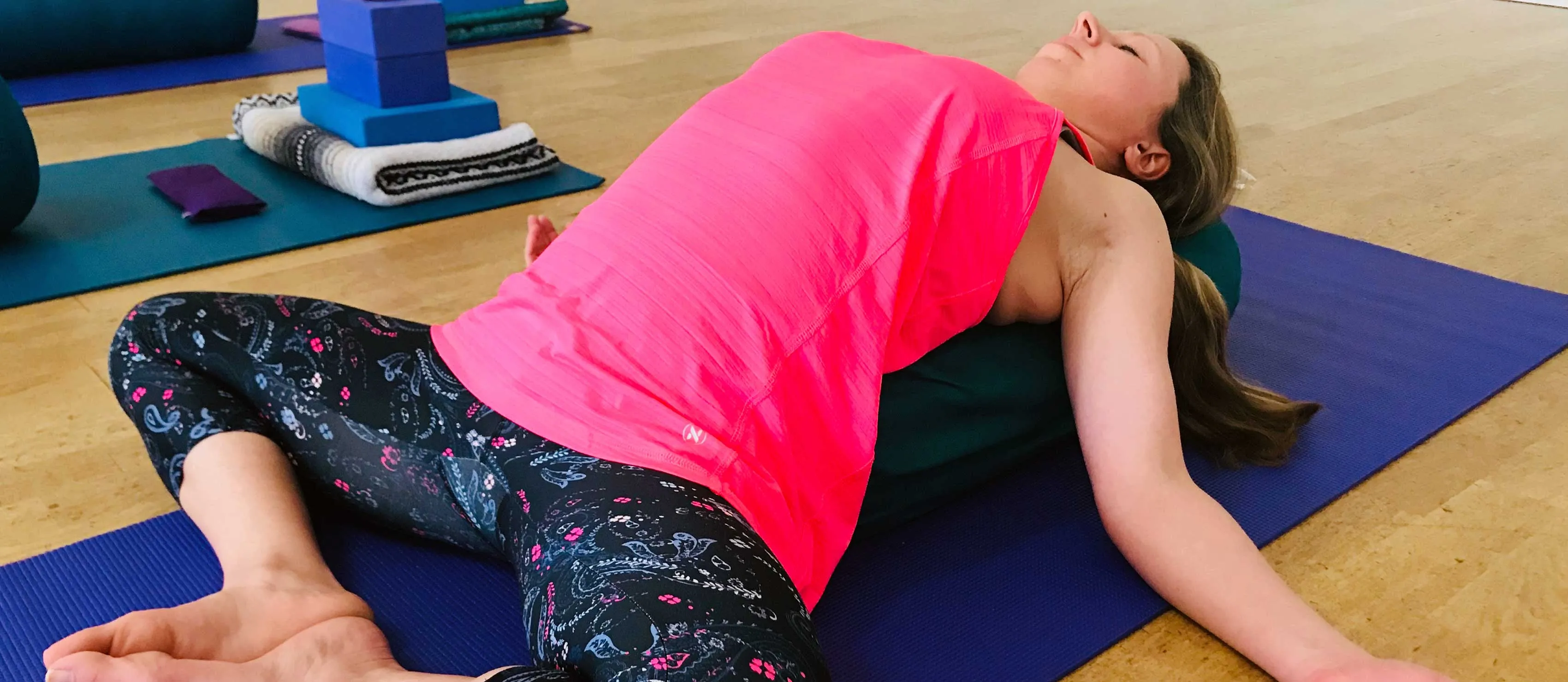 Vicky Salter Yin Yoga pose