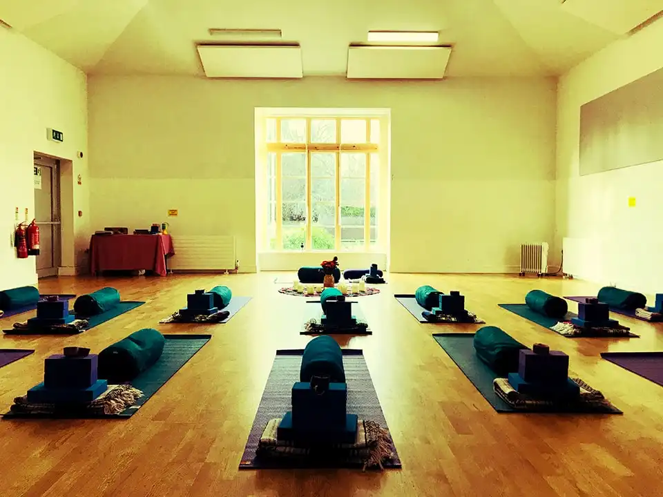 Yin yoga at Nigel Copping building