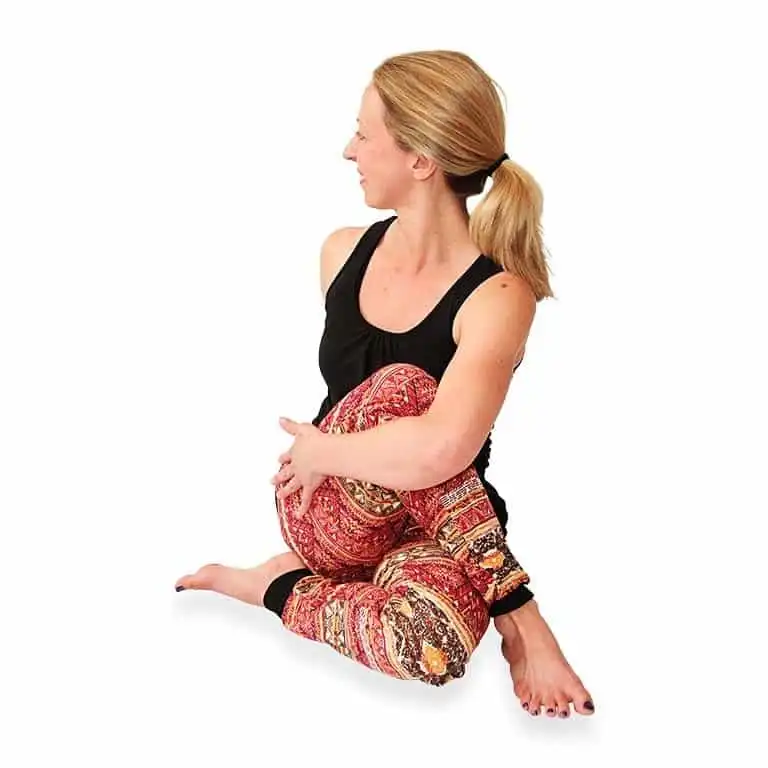 Half Spinal Twist Pose