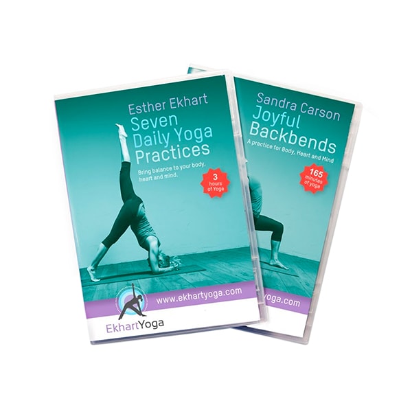 Five Ekhart Yoga DVD's